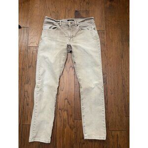 Proof Rover Chino Pants Mens 31x30 Tan Gusseted Huckberry Canvas Slim Jeans